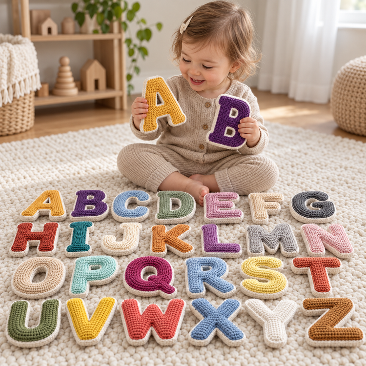 A–Z 3D Crochet Letters Pattern Bundle