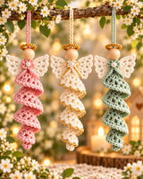 Spiral Angel Ornament Crochet Pattern PDF